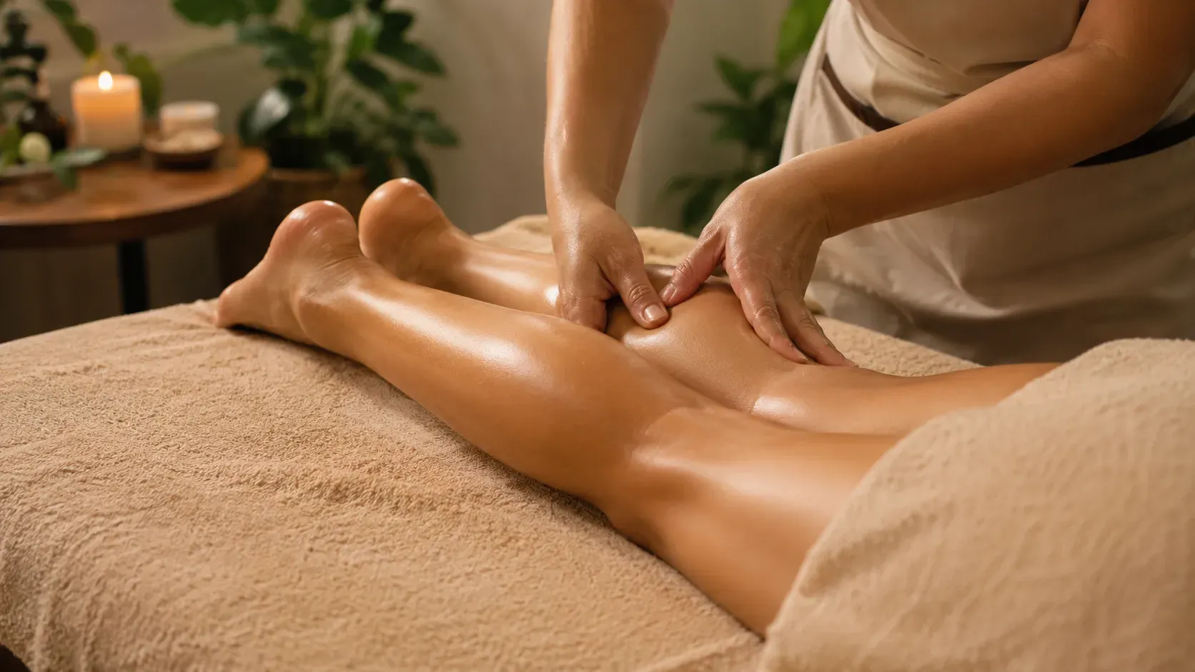Massage des jambes et des pieds